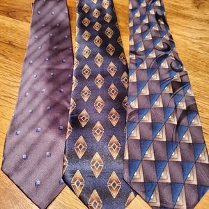 3 Shades of Blue Ties